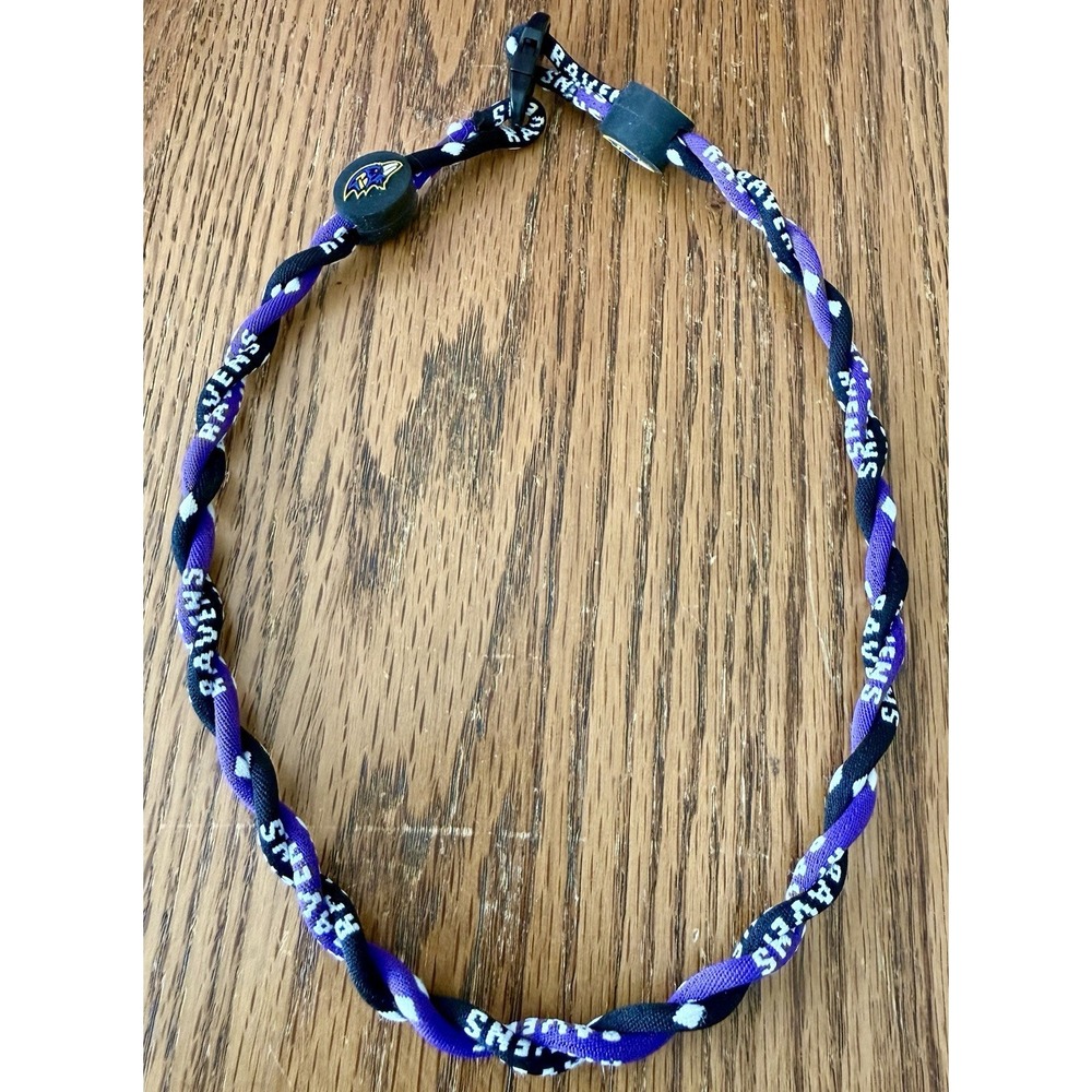 Baltimore Ravens Titanium Rope Sports Necklace 20" NWOT